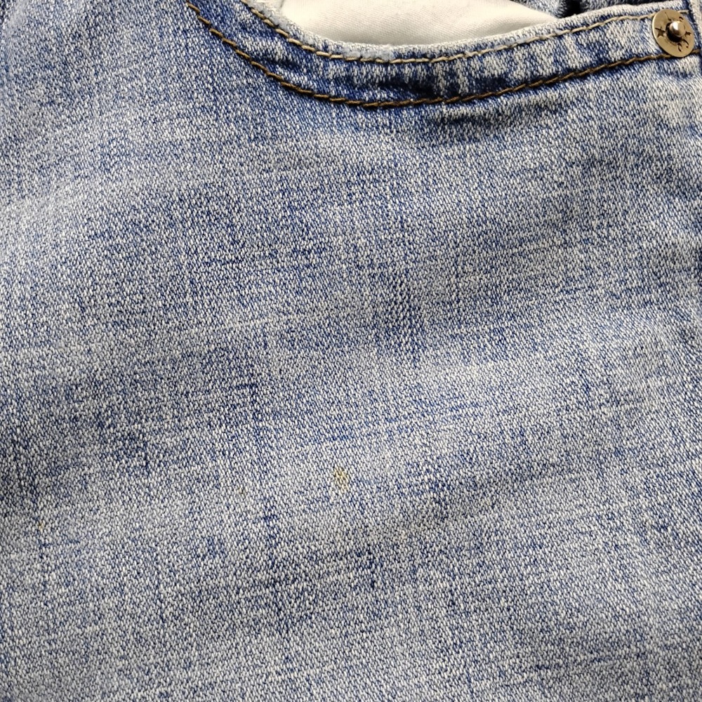 Levis 515 Flare Jeans Womens 14PM Light Wash Denim Mid Rise Petite Stretch 3458 - Picture 6 of 9